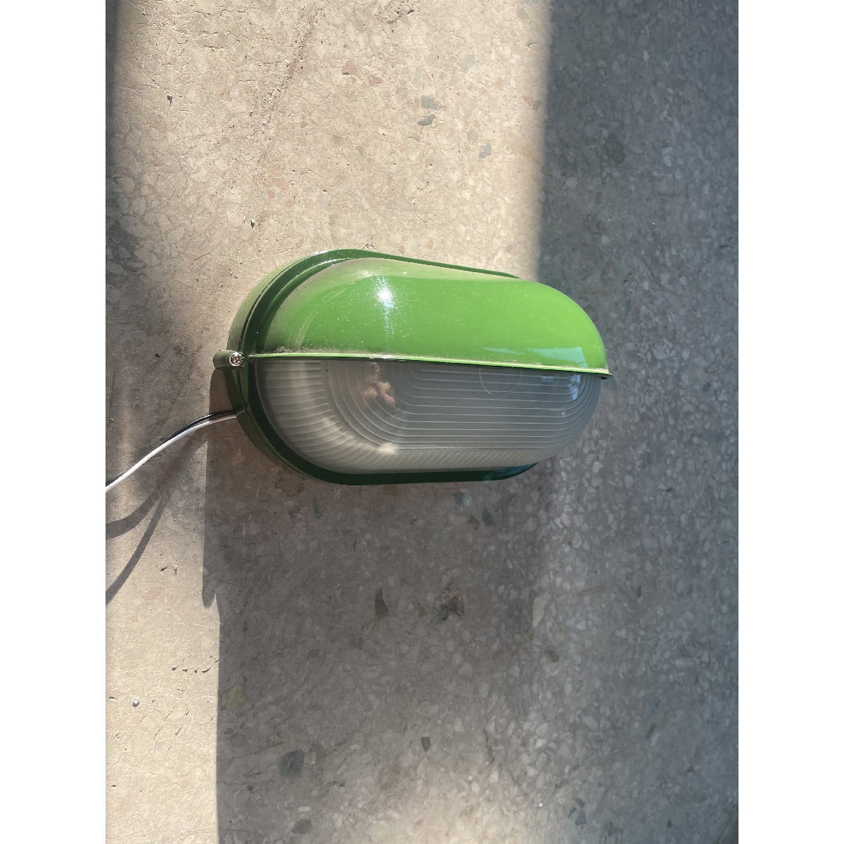 Outdoor Wall Light Bulkhead with Ribbed Glass Eyelid Hood Weather-Resistant - Image 30