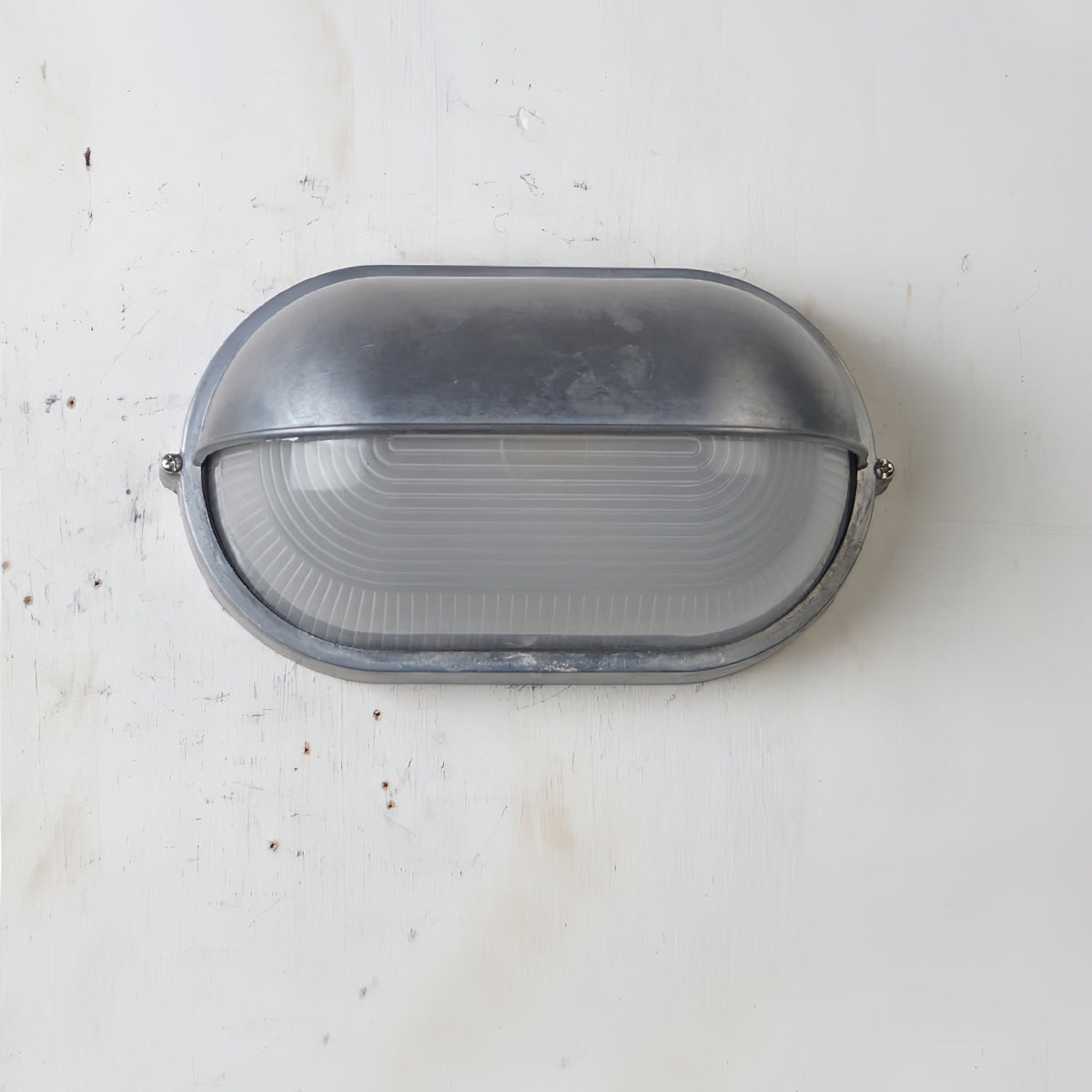 Outdoor Wall Light Bulkhead with Ribbed Glass Eyelid Hood Weather-Resistant - Image 45