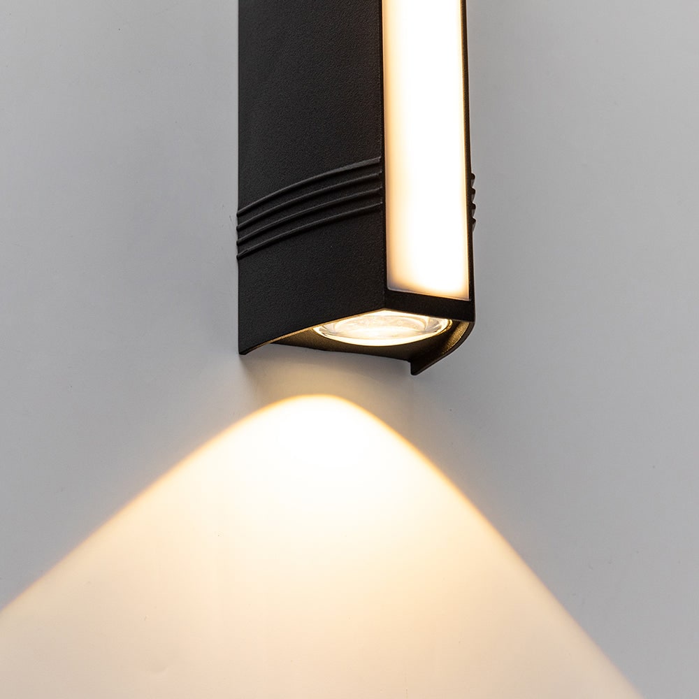 Outdoor Wall Sconce LED Light with Up Down Lighting and Modern Minimalist Design - Image 14