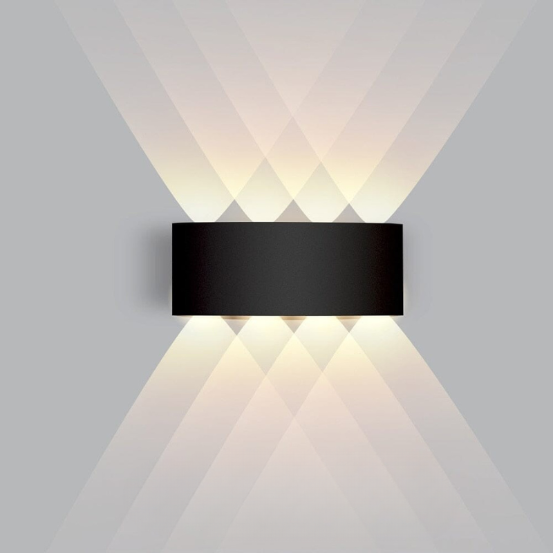 Outdoor Wall Sconce Light LED Up Down Modern Slim Weatherproof Lamp - Image 16