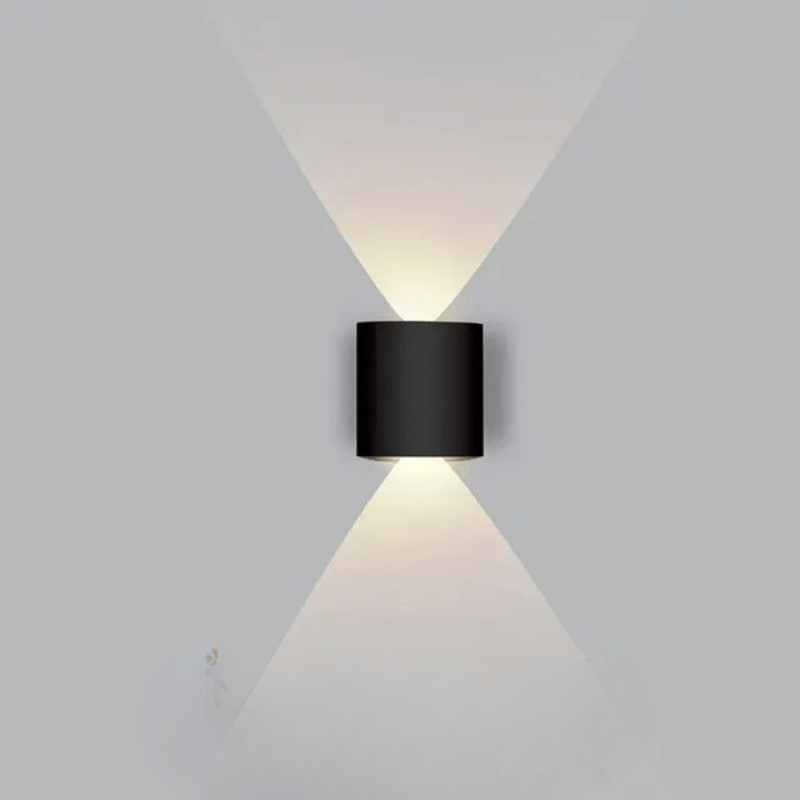 Outdoor Wall Sconce Light Waterproof Lighting LED Curved Aluminum Fixture - Image 13