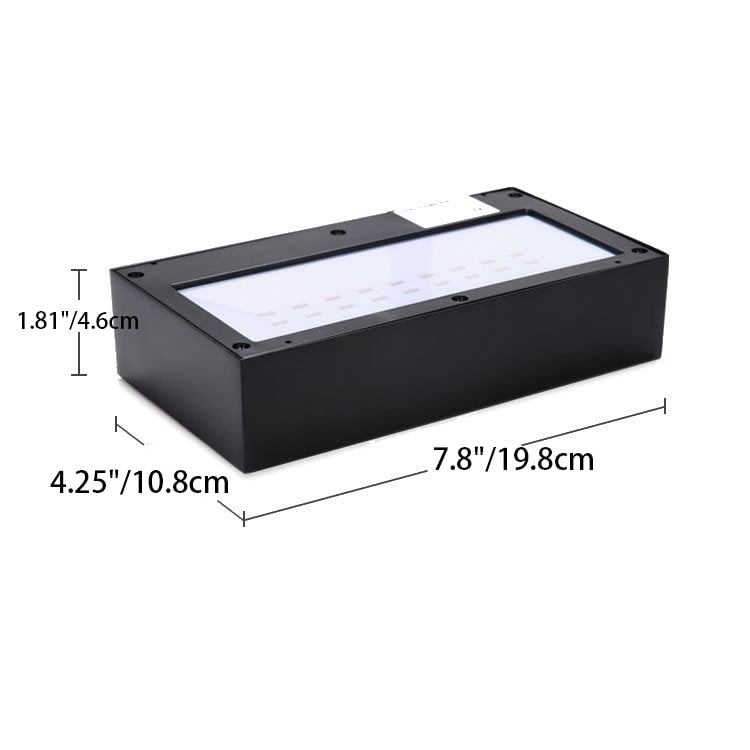 Outdoor Wall Sconce Light with Up and Down LED Lighting and Motion Sensor Exterior - Image 8