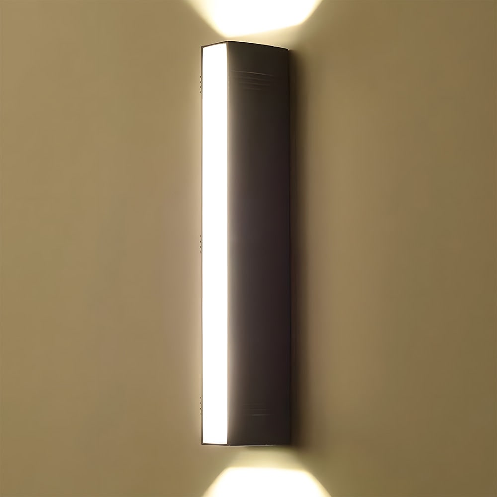 Outdoor Wall Sconce with Up and Down LED Lighting and Modern Architectural Design - Image 16