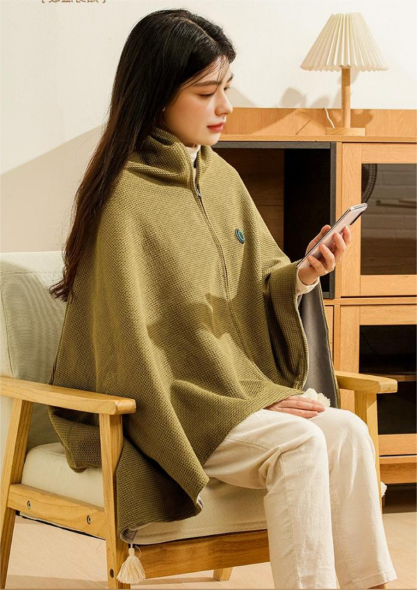 Heated Comfort Shawl USB-Powered Warming Wrap for Everyday Use