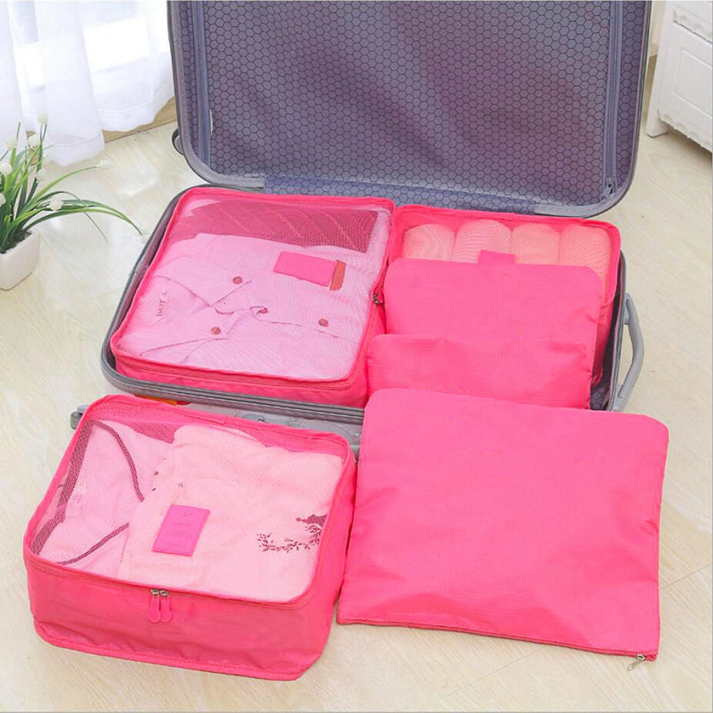 Packing Cubes and Compression Bags Travel Organizer Set with Pouches 9-Piece Luggage Traveling - Image 15