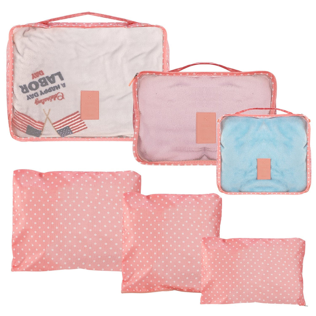 Packing Cubes and Compression Bags Travel Organizer Set with Pouches 9-Piece Luggage Traveling - Image 17
