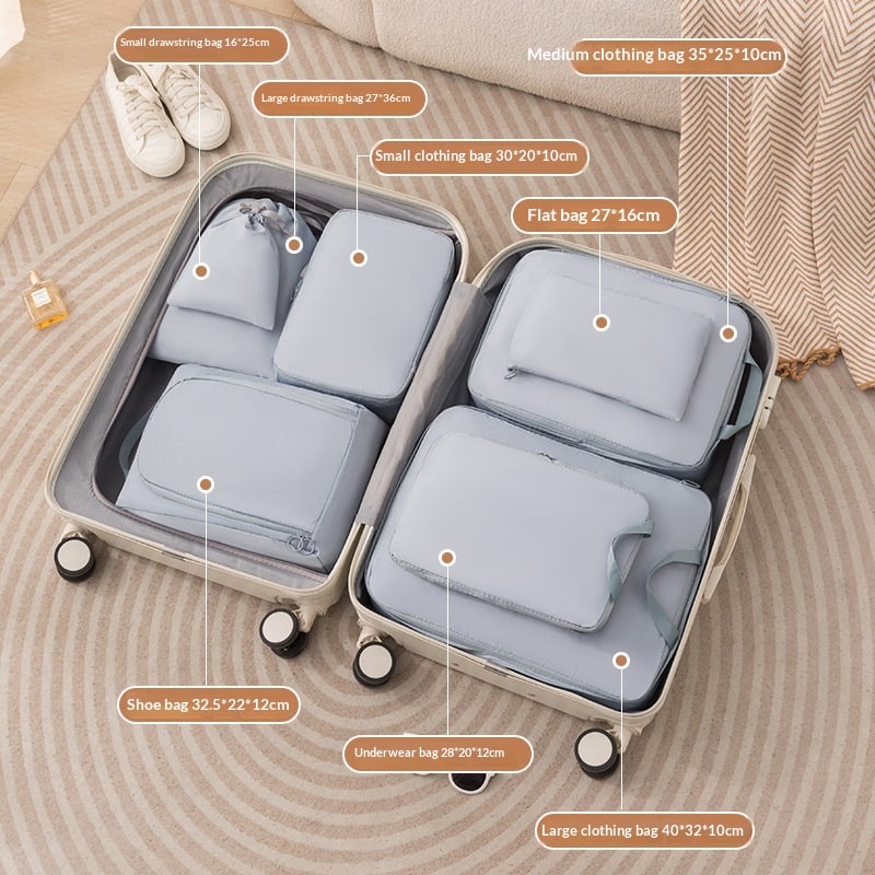Packing Cubes and Compression for Travel with Luggage Organizer Bags 6 or 8 Piece - Image 13