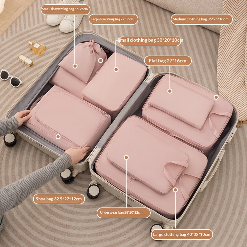 Packing Cubes and Compression for Travel with Luggage Organizer Bags 6 or 8 Piece - Image 2