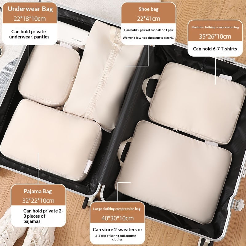 Packing Cubes and Compression for Travel with Luggage Organizer Bags 6 or 8 Piece - Image 4