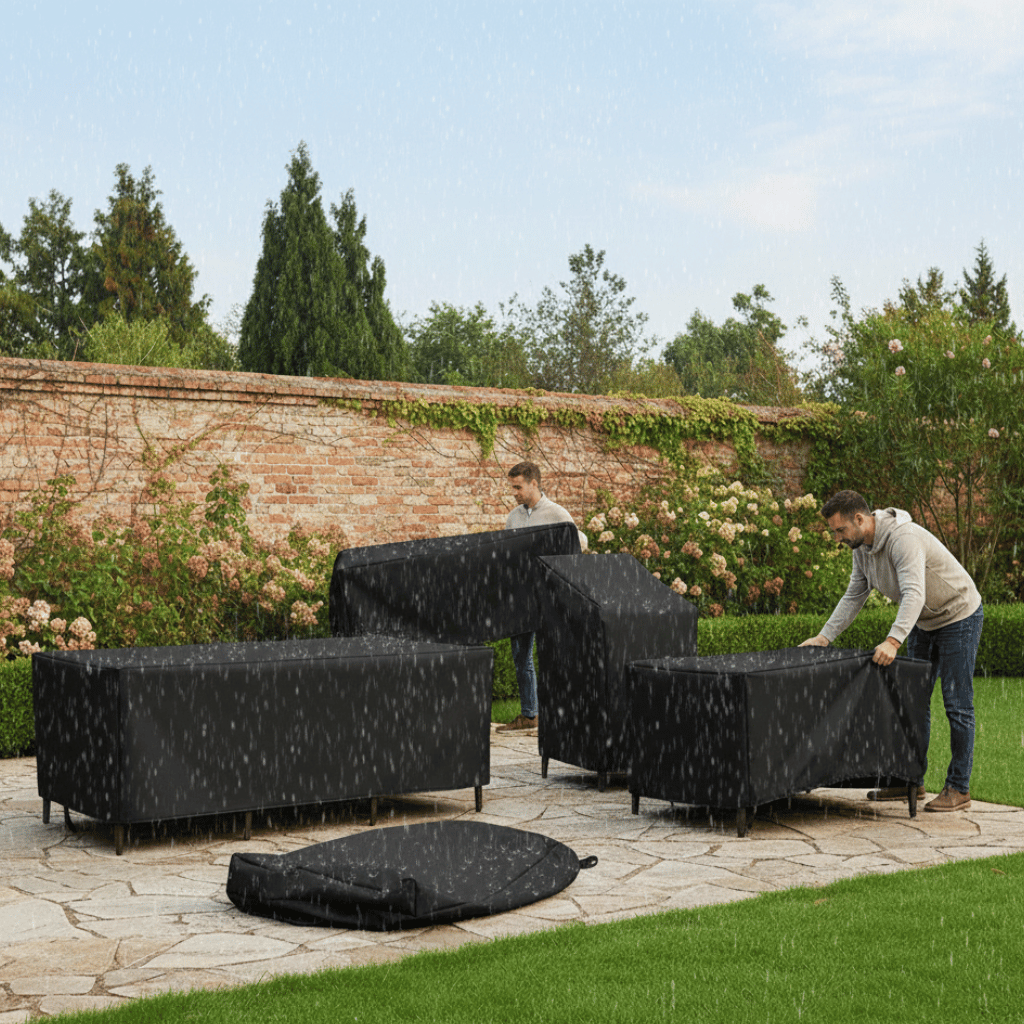 Patio Couch Covers and Outdoor Furniture Waterproof with Stitched Seams Heavy Duty - Image 3