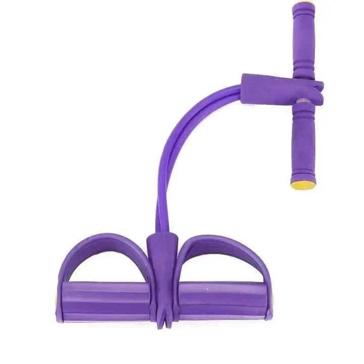 Pedal Resistance Band Portable Non Slip Foam Handle Elastic Tension Non-slip - Image 1