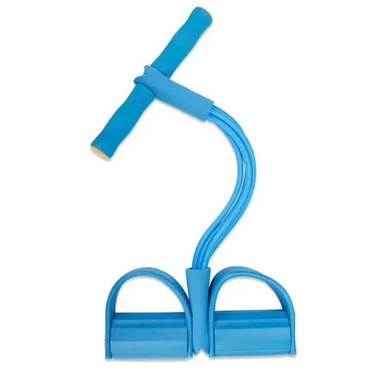 Pedal Resistance Band Portable Non Slip Foam Handle Elastic Tension Non-slip - Image 6