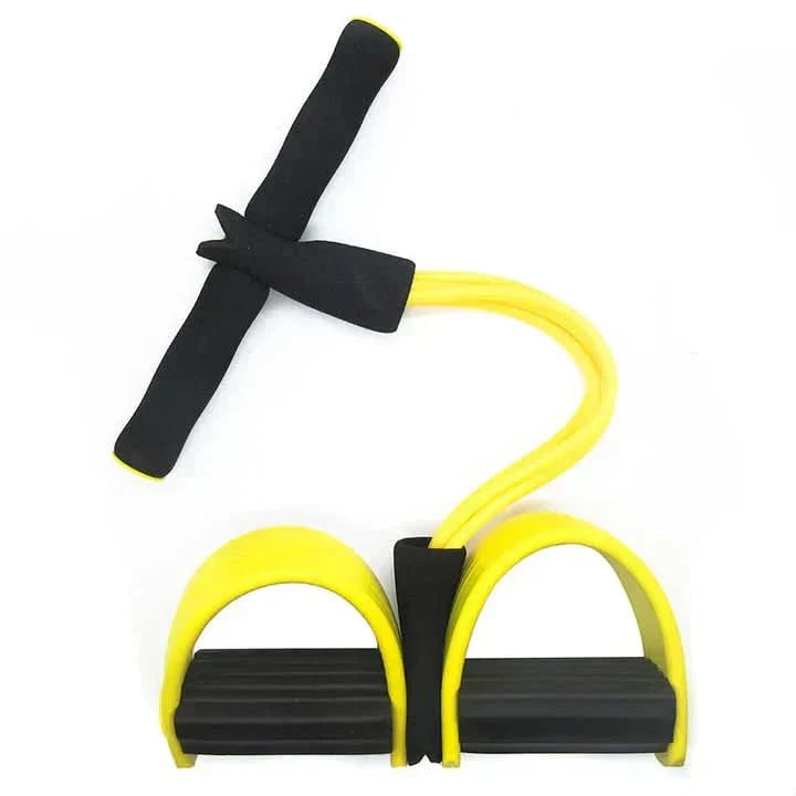 Pedal Resistance Band Portable Non Slip Foam Handle Elastic Tension Non-slip - Image 7
