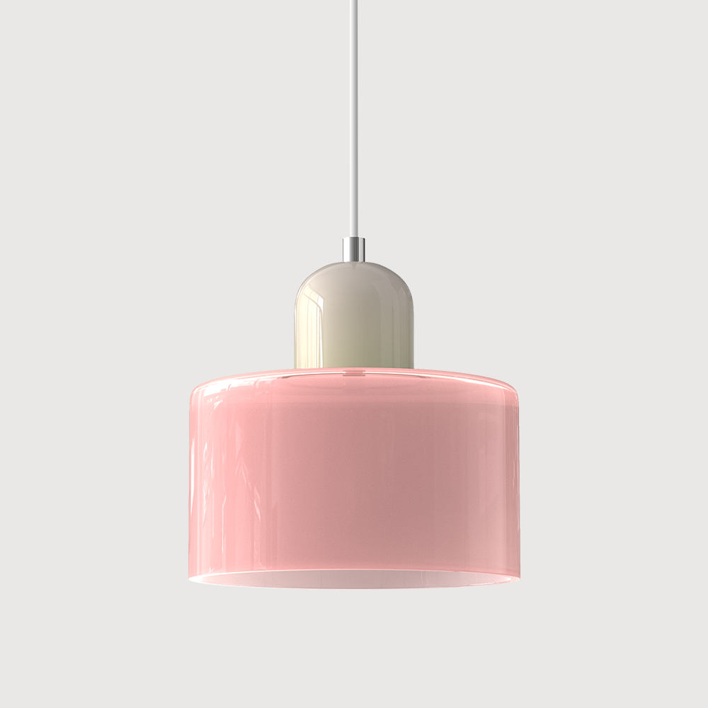 Pendant Light Fixture Modern Lamp Warm White Glass Two Layer Frosted - Image 11