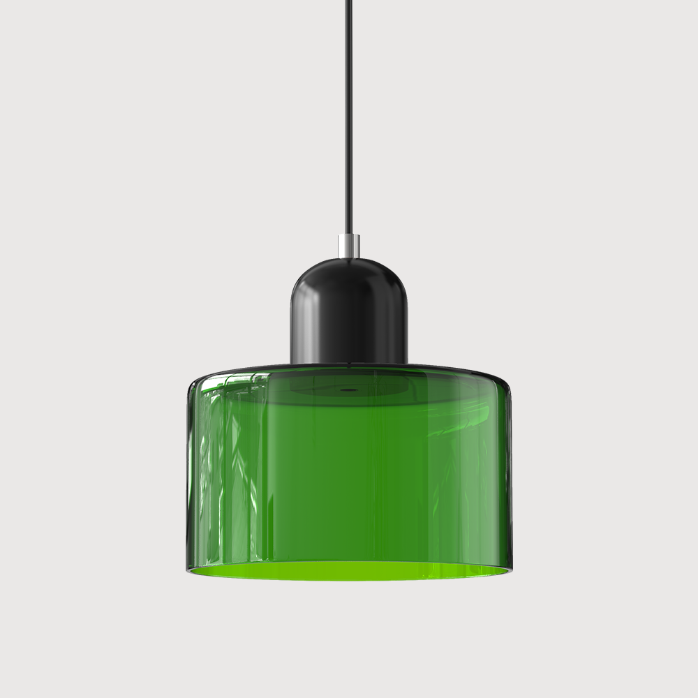 Pendant Light Fixture Modern Lamp Warm White Glass Two Layer Frosted - Image 12