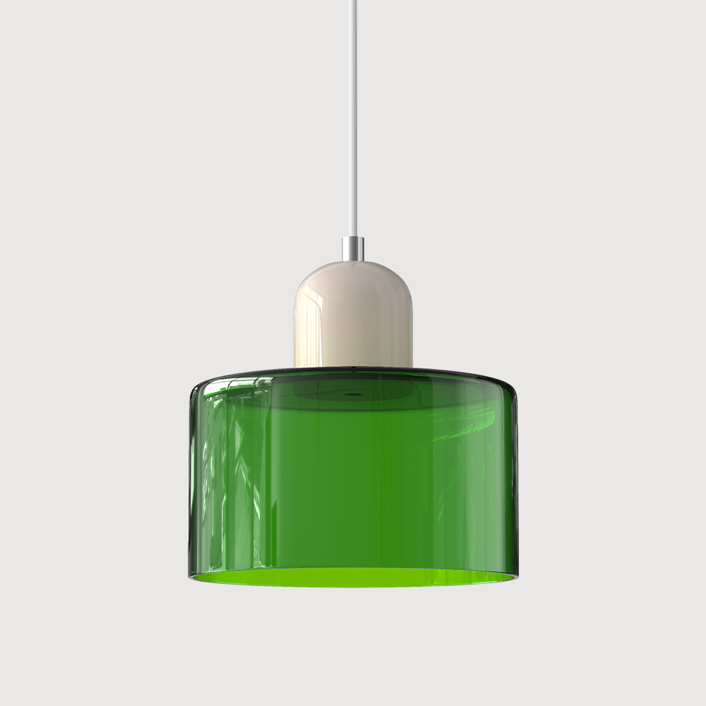 Pendant Light Fixture Modern Lamp Warm White Glass Two Layer Frosted - Image 13