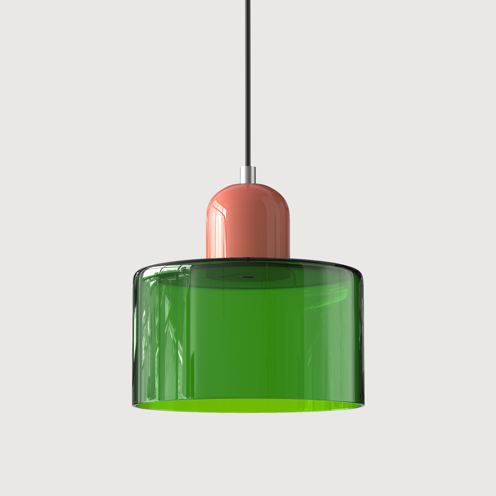 Pendant Light Fixture Modern Lamp Warm White Glass Two Layer Frosted - Image 16