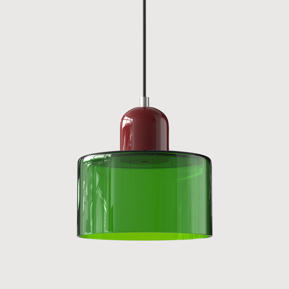 Pendant Light Fixture Modern Lamp Warm White Glass Two Layer Frosted - Image 17