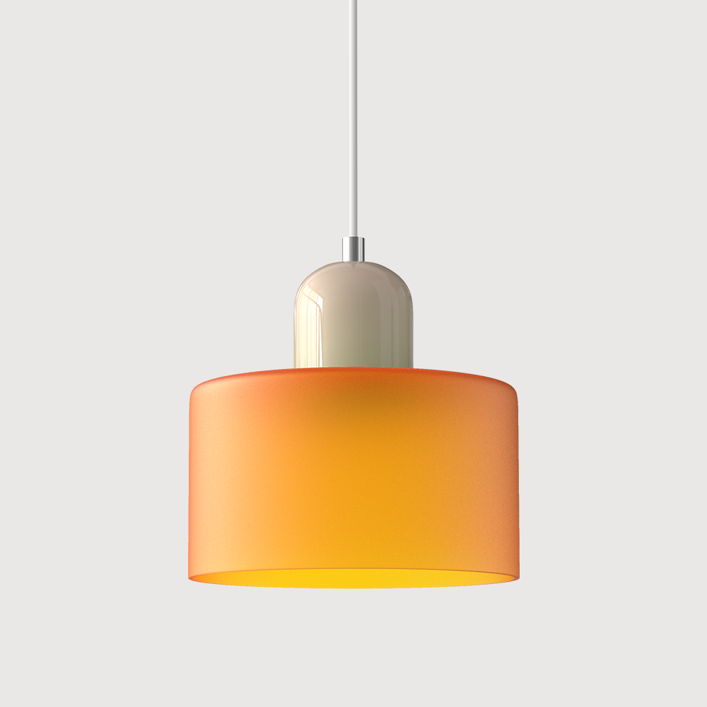 Pendant Light Fixture Modern Lamp Warm White Glass Two Layer Frosted - Image 18
