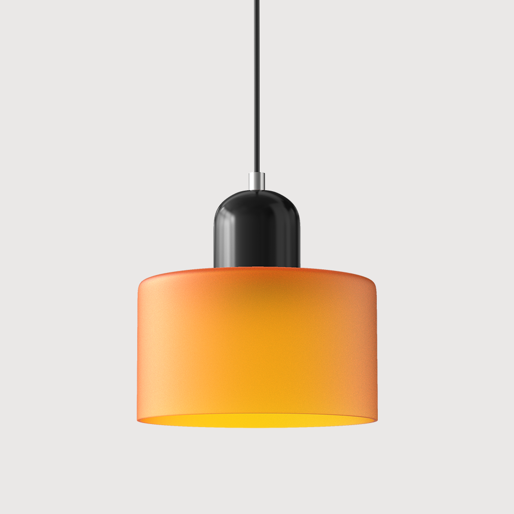 Pendant Light Fixture Modern Lamp Warm White Glass Two Layer Frosted - Image 21