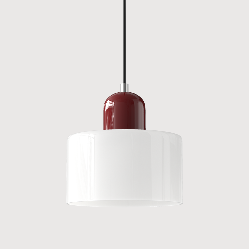 Pendant Light Fixture Modern Lamp Warm White Glass Two Layer Frosted - Image 24