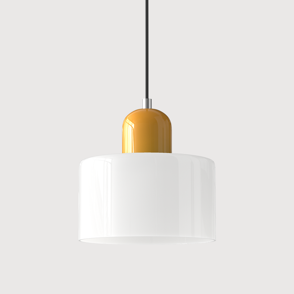 Pendant Light Fixture Modern Lamp Warm White Glass Two Layer Frosted - Image 25