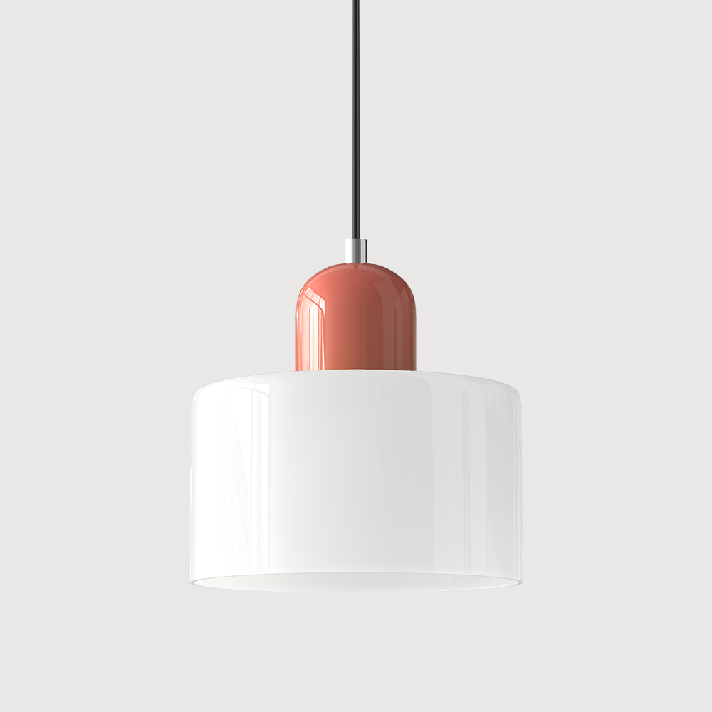 Pendant Light Fixture Modern Lamp Warm White Glass Two Layer Frosted - Image 28