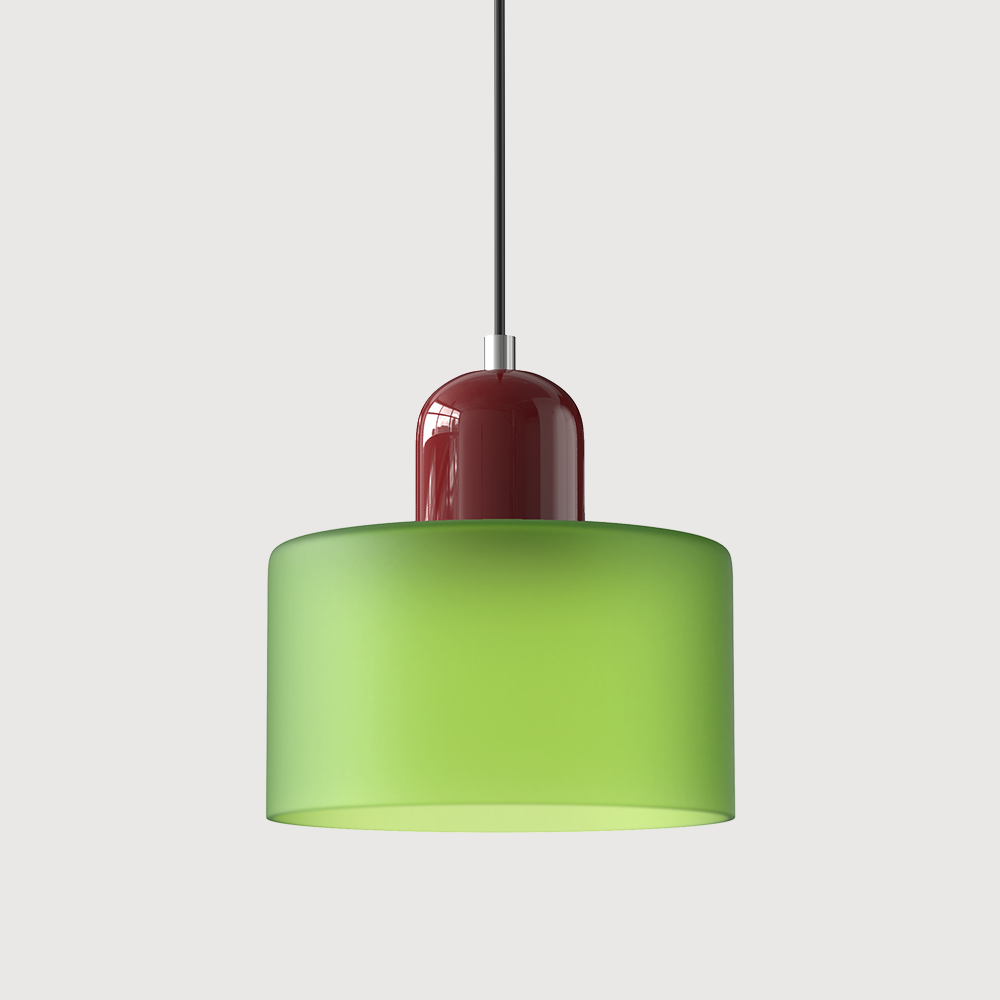 Pendant Light Fixture Modern Lamp Warm White Glass Two Layer Frosted - Image 31