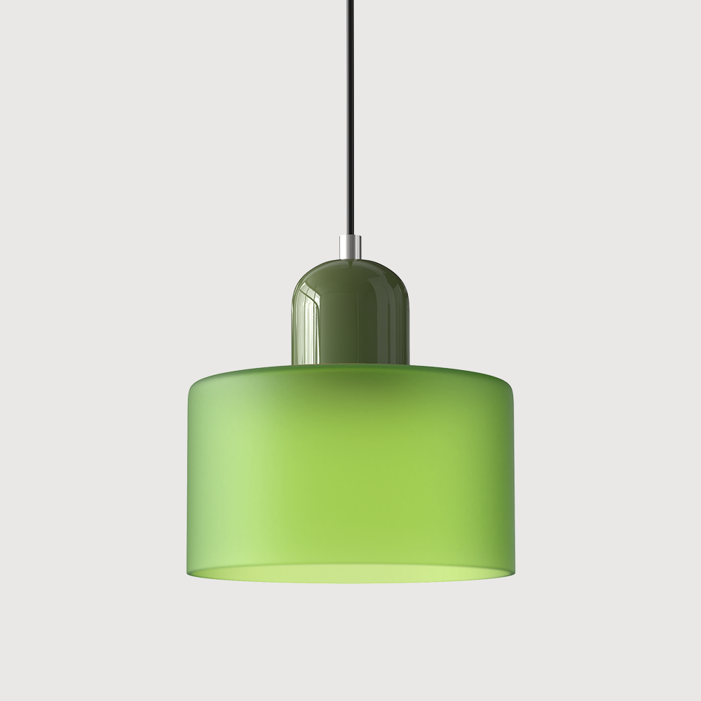 Pendant Light Fixture Modern Lamp Warm White Glass Two Layer Frosted - Image 32
