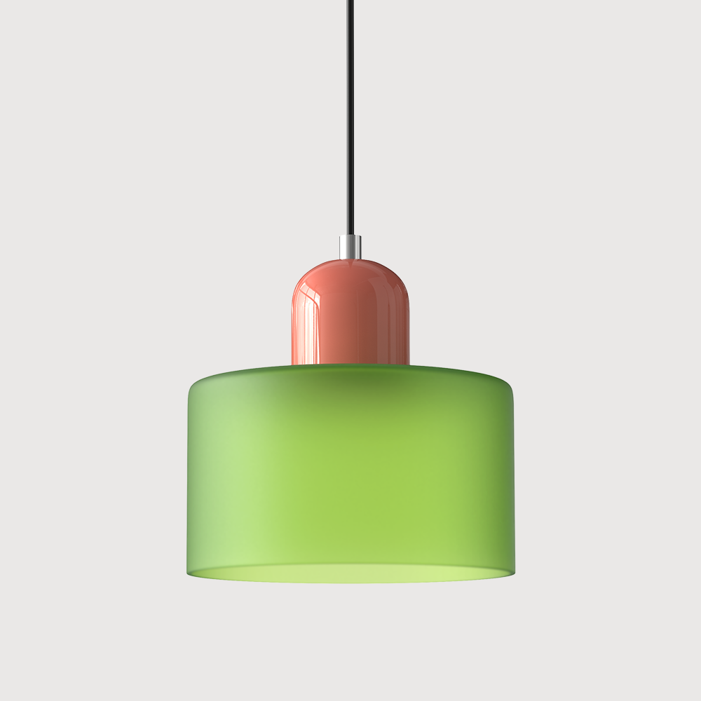 Pendant Light Fixture Modern Lamp Warm White Glass Two Layer Frosted - Image 34