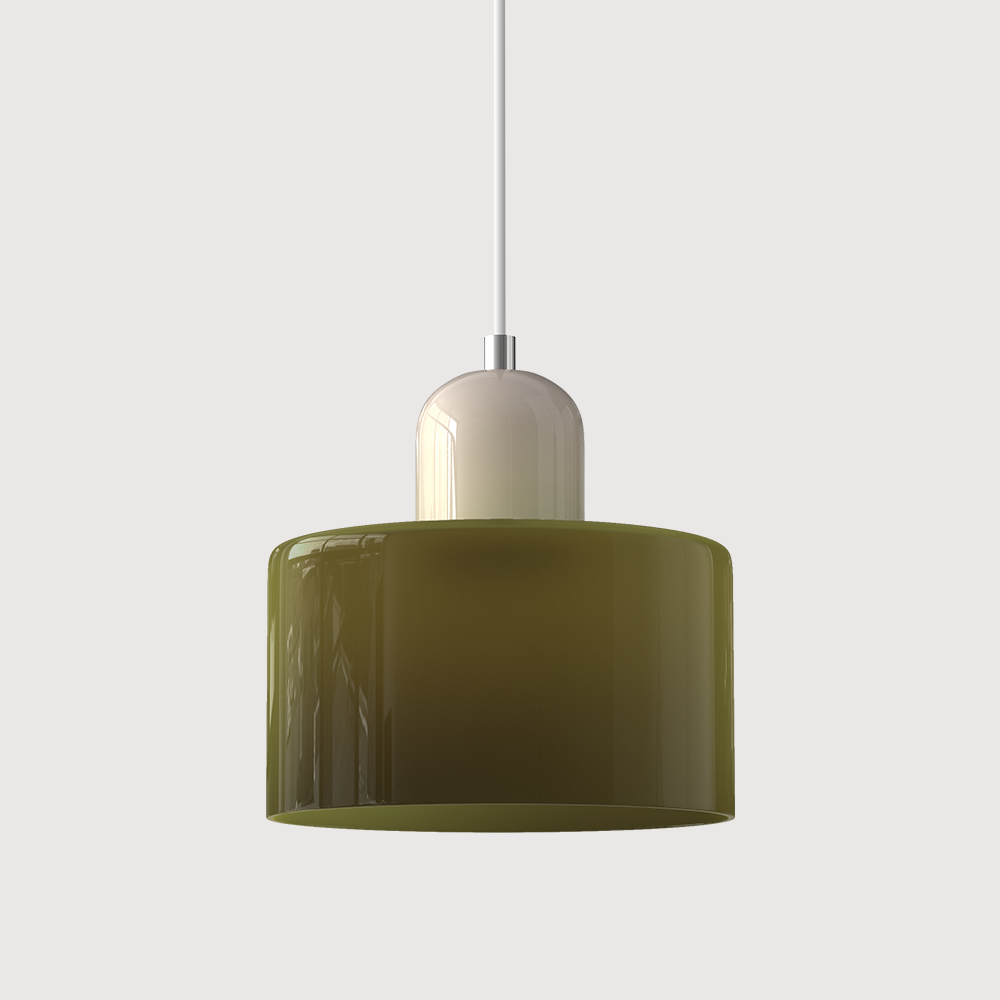 Pendant Light Fixture Modern Lamp Warm White Glass Two Layer Frosted - Image 36