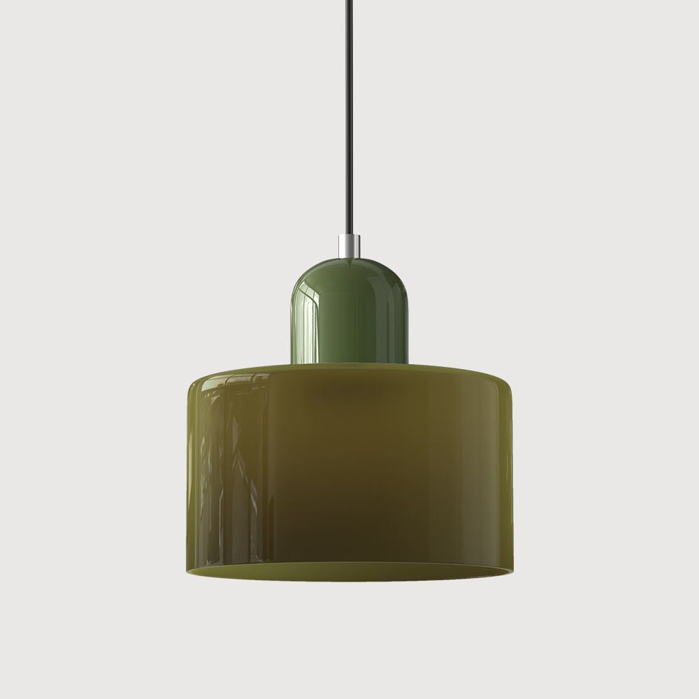 Pendant Light Fixture Modern Lamp Warm White Glass Two Layer Frosted - Image 38