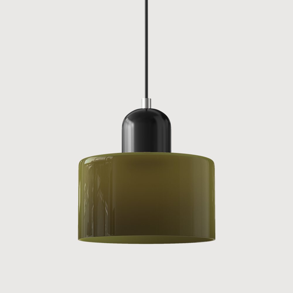 Pendant Light Fixture Modern Lamp Warm White Glass Two Layer Frosted - Image 39