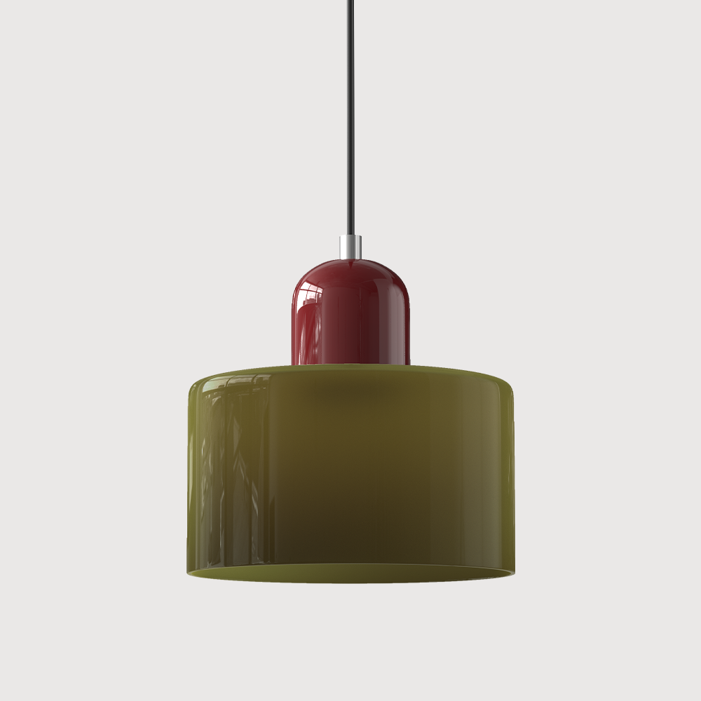 Pendant Light Fixture Modern Lamp Warm White Glass Two Layer Frosted - Image 41
