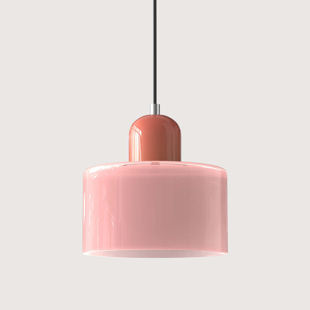 Pendant Light Fixture Modern Lamp Warm White Glass Two Layer Frosted - Image 6