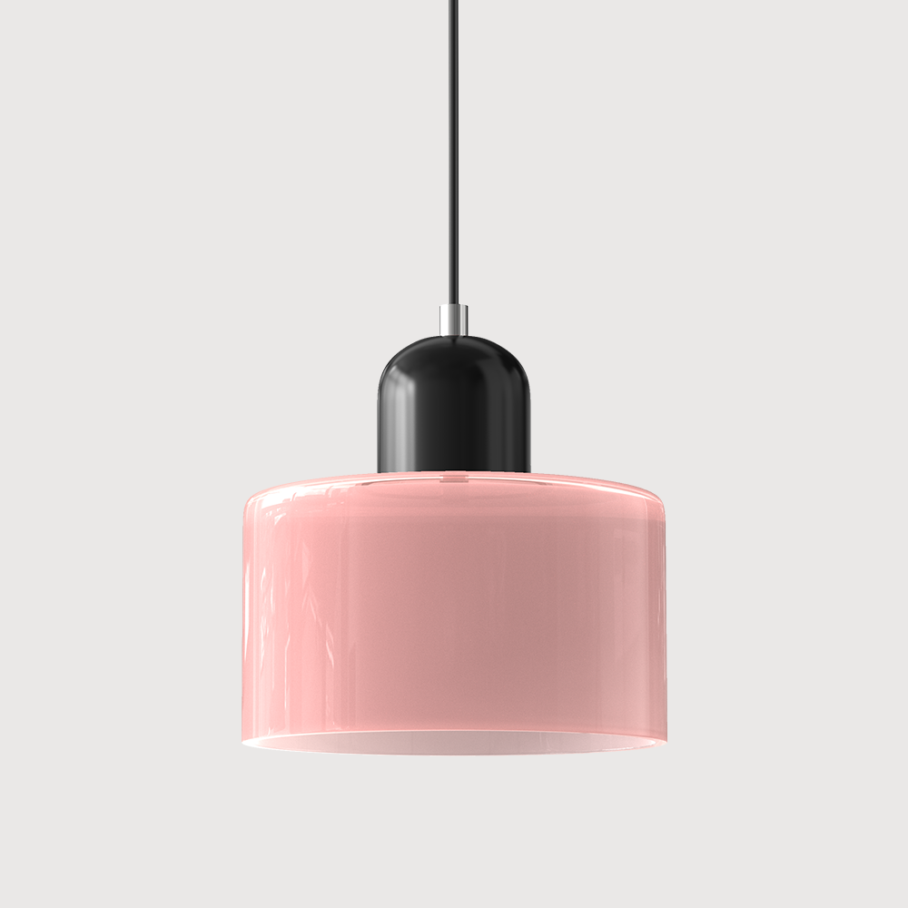 Pendant Light Fixture Modern Lamp Warm White Glass Two Layer Frosted - Image 9