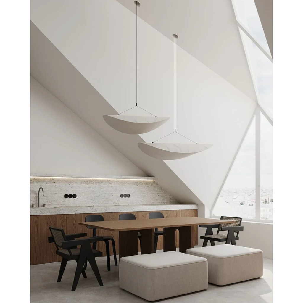 Pendant Light Fixture with Organic Wavy Shade for Kitchen Island and Hanging Spaces - Image 12