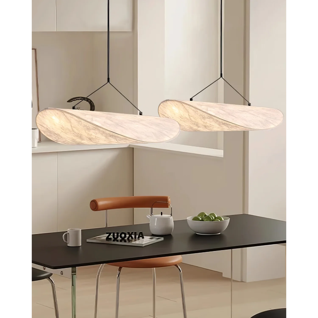 Pendant Light Fixture with Organic Wavy Shade for Kitchen Island and Hanging Spaces - Image 3