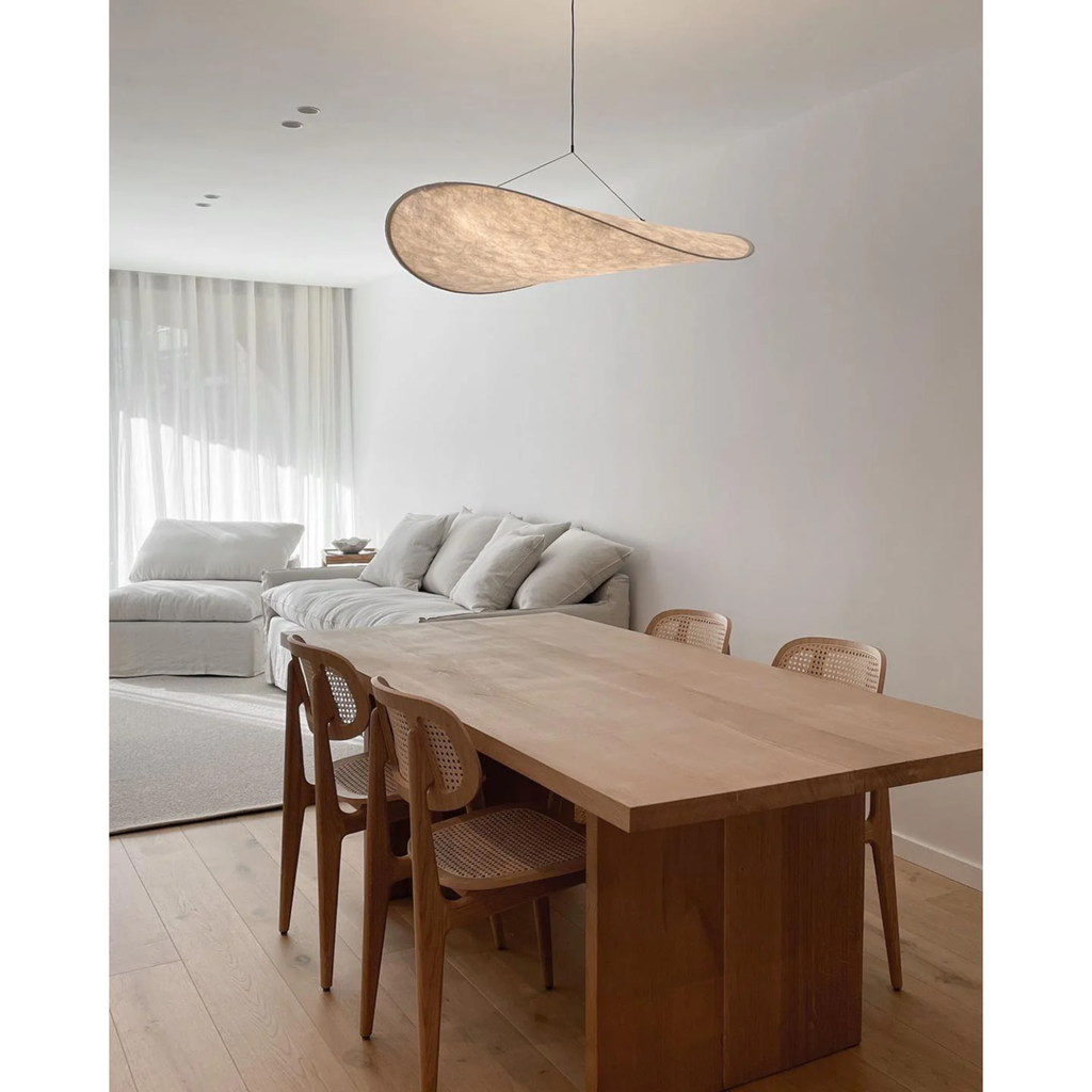Pendant Light Fixture with Organic Wavy Shade for Kitchen Island and Hanging Spaces - Image 4
