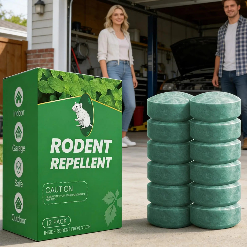 Peppermint Oil Rodent Repellent and Mouse Deterrent Tablets Natural 12-Pack - Image 2