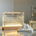 Periodic Table with Real Elements Acrylic LED Display Educational Gift - Image 1