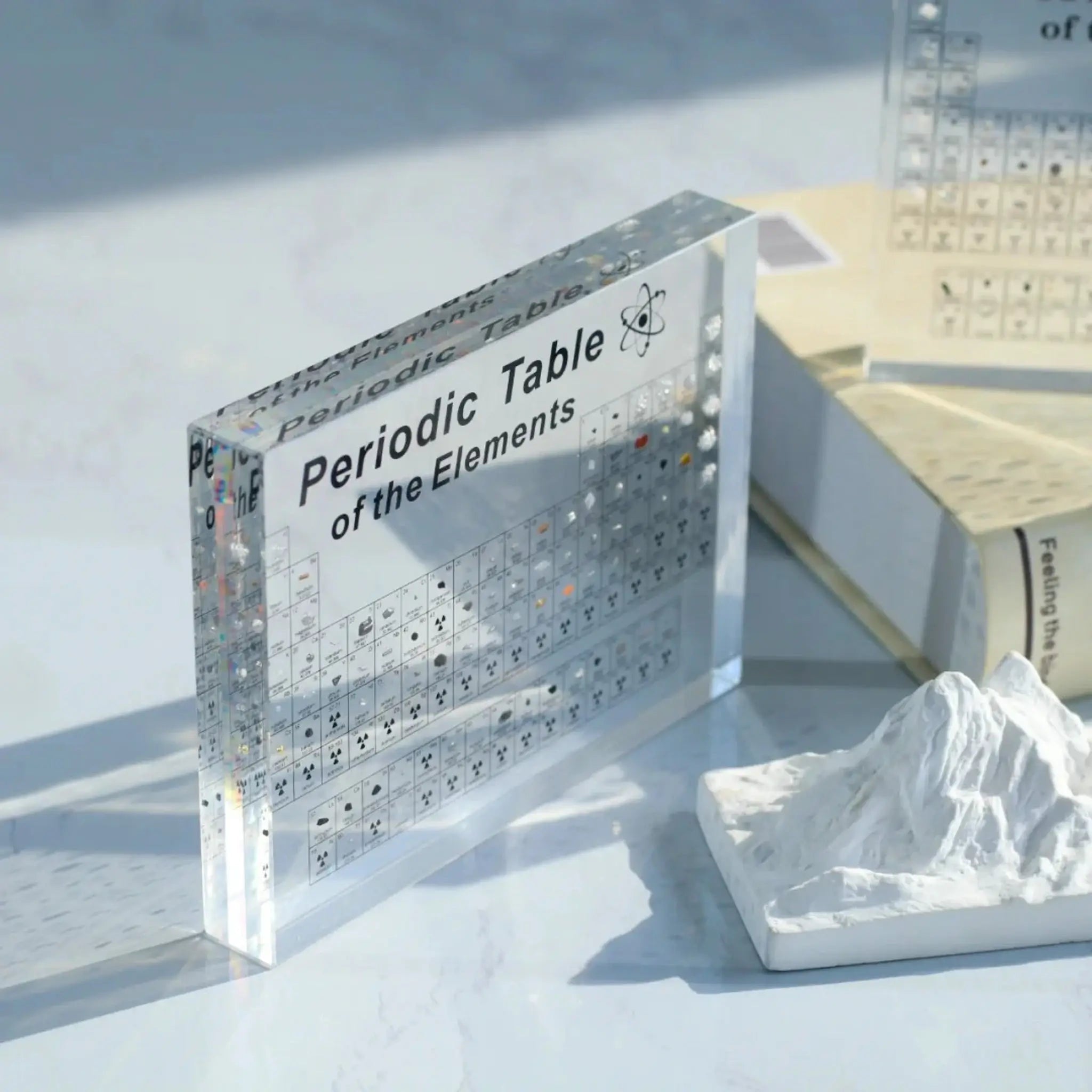 Periodic Table with Real Elements Acrylic LED Display Educational Gift - Image 14