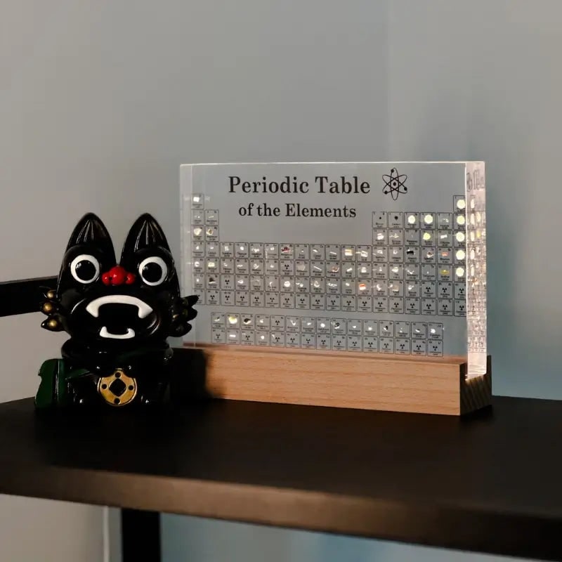 Periodic Table with Real Elements Acrylic LED Display Educational Gift - Image 16