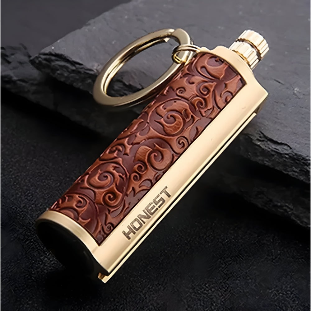 Permanent Match Lighter Fire Starter with Waterproof Metal Construction and Keychain Clip - Image 4