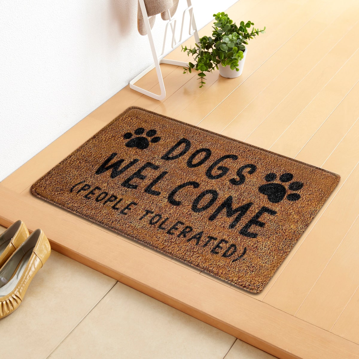 Personalized Custom Doormat for Front Door with Pet Illustrations Washable Indoor Entryway Mat - Image 3