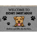 Personalized Custom Doormat for Front Door with Pet Illustrations Washable Indoor Entryway Mat - Image 5