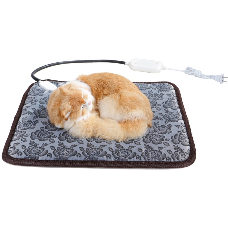 Pet Heating Pad and Electric Dog Cat Heat Mat with Waterproof Cord and Temperature Control - Image 1