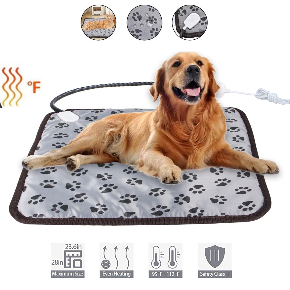 Pet Heating Pad and Electric Dog Cat Heat Mat with Waterproof Cord and Temperature Control - Image 10