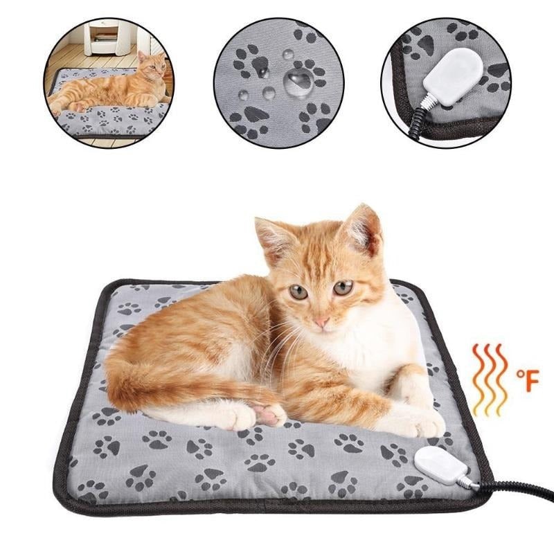 Pet Heating Pad and Electric Dog Cat Heat Mat with Waterproof Cord and Temperature Control - Image 2