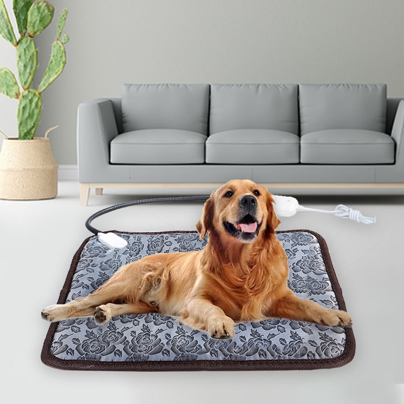 Pet Heating Pad and Electric Dog Cat Heat Mat with Waterproof Cord and Temperature Control - Image 3
